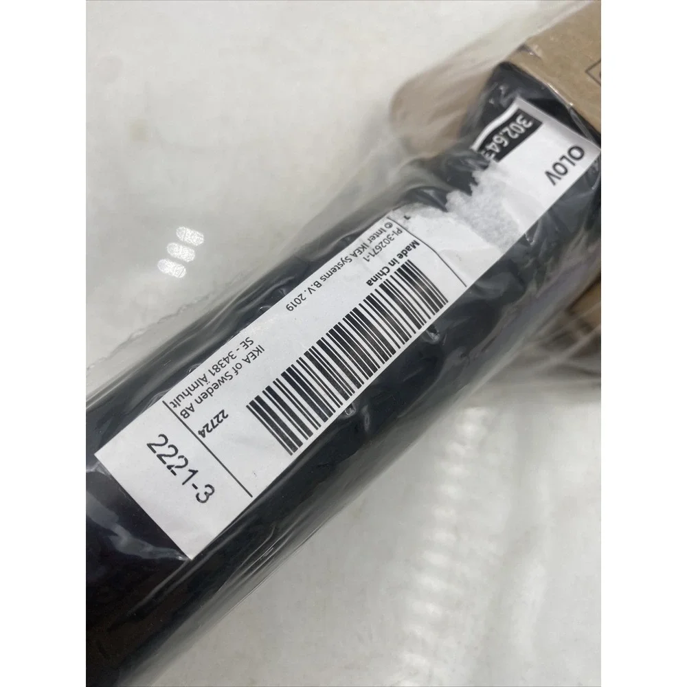 Ikea Olov Leg Adjustable Black 302.643.01 Single Leg New 38 3/8